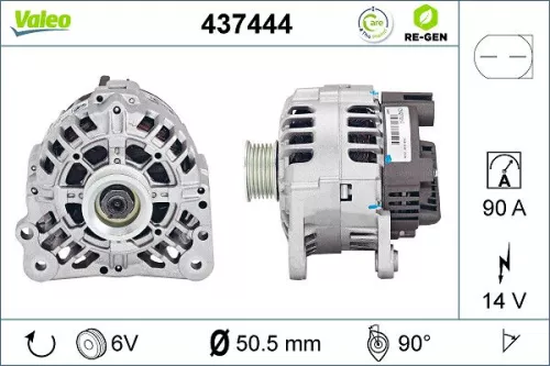 Alternator VALEO 437444)