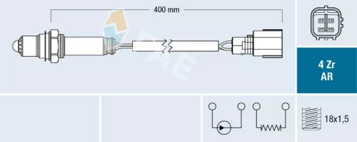 Oxygen Sensor FAE 75619)