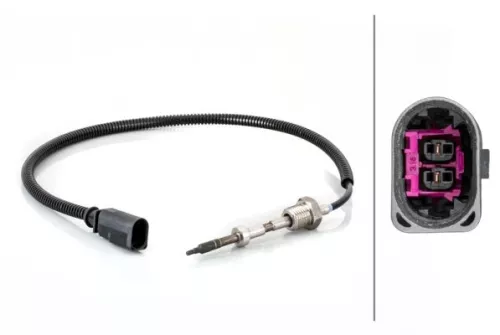 Sensor, uitlaatgastemperatuur HELLA 6PT 014 494-591)