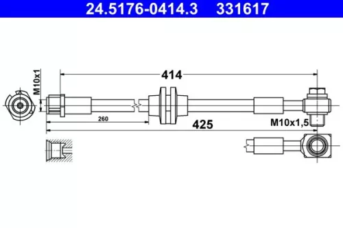 Remslang ATE 24.5176-0414.3)
