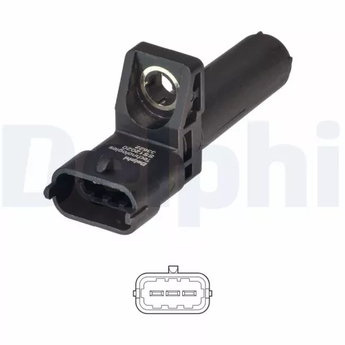 Sensor, crankshaft pulse DELPHI SS12020-12B1)