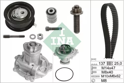 Water Pump & Timing Belt Kit Schaeffler INA 530 0377 31)