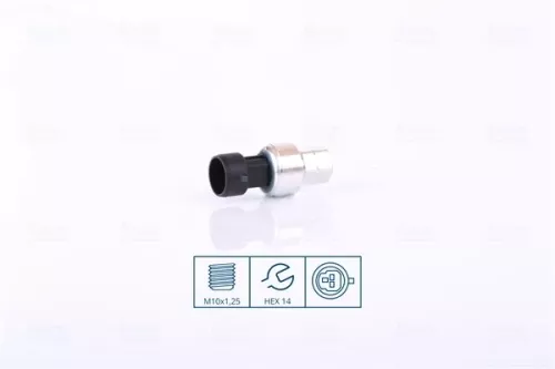 Pressure Switch, air conditioning NISSENS 301024)