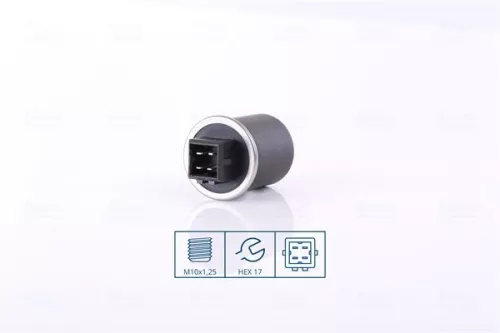 Pressure Switch, air conditioning NISSENS 301035)