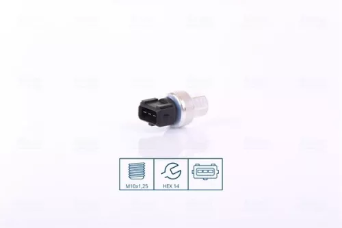 Pressure Switch, air conditioning NISSENS 301067)