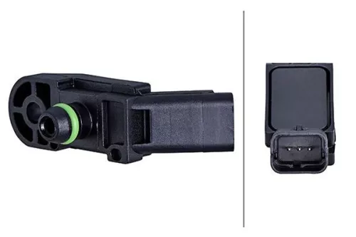Sensor, druk in het inlaatspruitstuk HELLA 6PP 358 152-671)