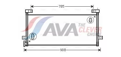 Condensor, airconditioning AVA QUALITY COOLING VL5081)