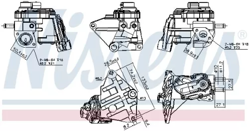 EGR-klep NISSENS 98348)