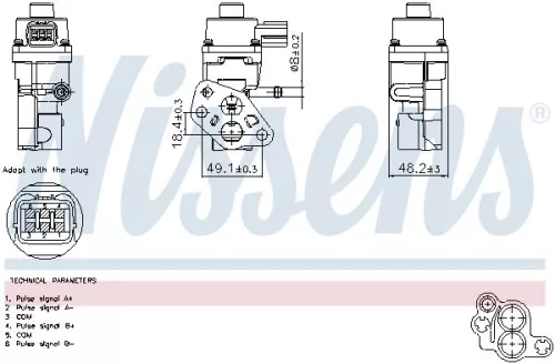 EGR-klep NISSENS 98365)
