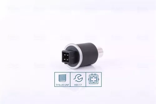 Pressure Switch, air conditioning NISSENS 301018)