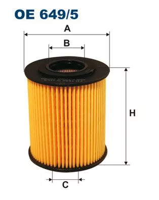 Oil Filter FILTRON OE 649/5)