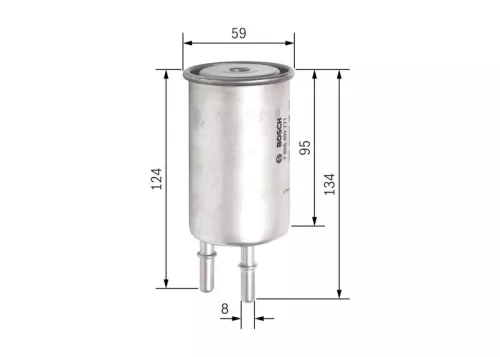 Brandstoffilter BOSCH F 026 403 771)