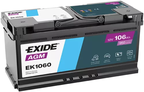 Starter Battery EXIDE EK1060)