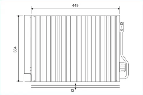 Condensor, airconditioning VALEO 812882)