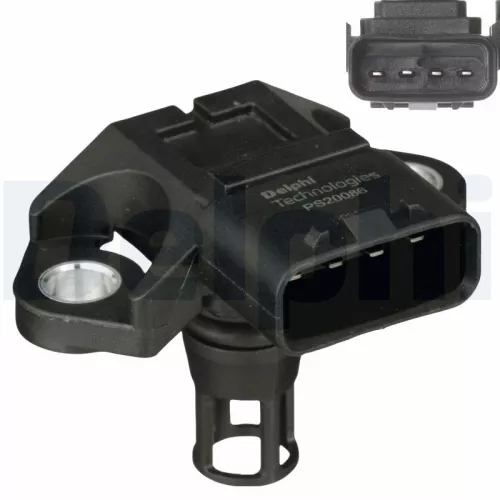 Sensor, turbodruk DELPHI PS20086-12B1)