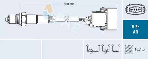 Zuurstofsensor FAE 75015)
