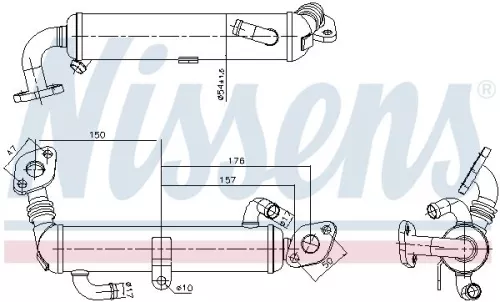 EGR KOELER NISSENS 989434)