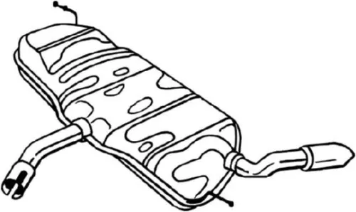 Achterdemper BOSAL 220-027)