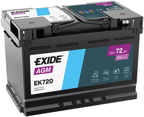 Starter Battery EXIDE EK720)