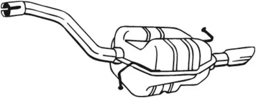 Achterdemper BOSAL 233-163)