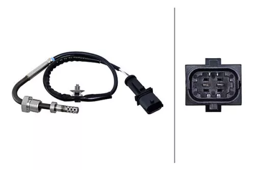 Sensor, uitlaatgastemperatuur HELLA 6PT 010 376-321)