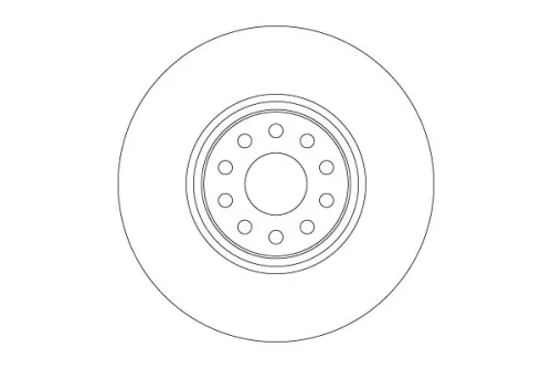 Remschijf TRW DF6733S)