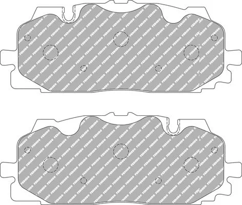 Remblokkenset, schijfrem FERODO RACING FCP4967H)