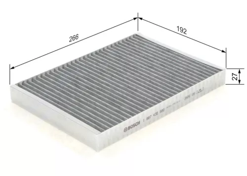 Filter, cabin air BOSCH 1 987 435 580)