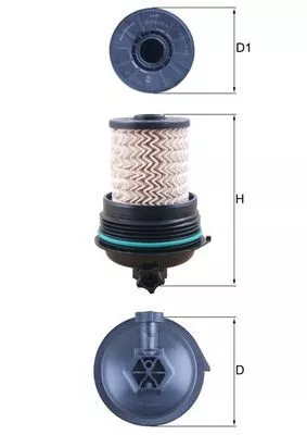 Oliefilter KNECHT OX 1238D)