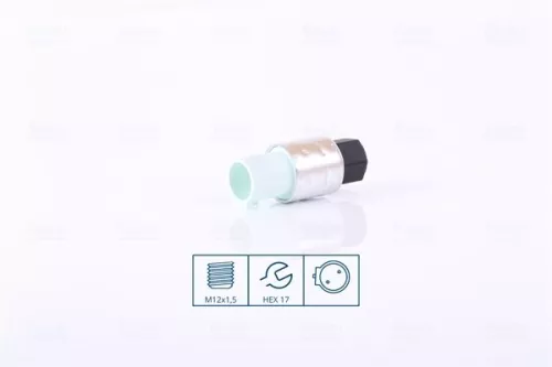 Pressure Switch, air conditioning NISSENS 301001)