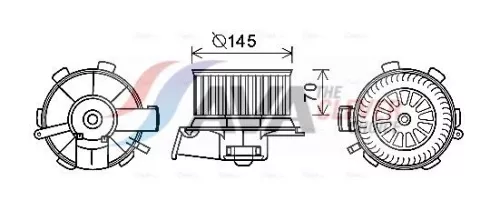 Binnenventilator AVA QUALITY COOLING PE8388)
