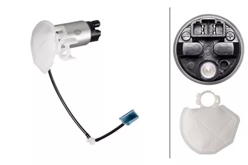 Brandstofpomp HELLA 8TF 358 306-001)