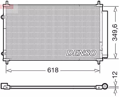 Condensor, airconditioning DENSO DCN50117)
