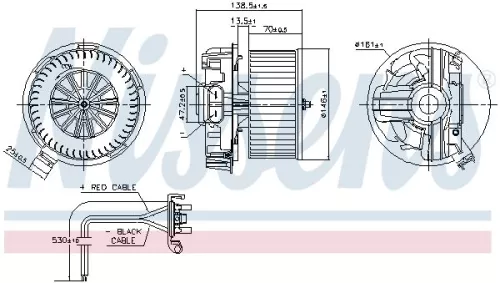 Binnenventilator NISSENS 87385)