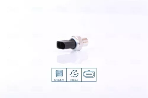 Pressure Switch, air conditioning NISSENS 301101)