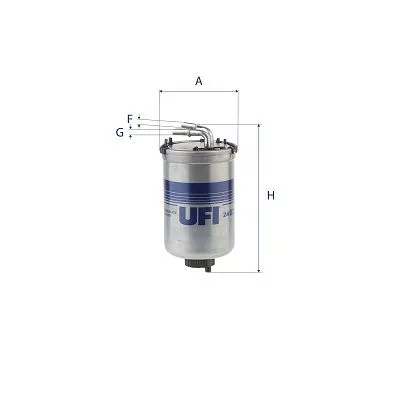 Brandstoffilter UFI 24.022.00)