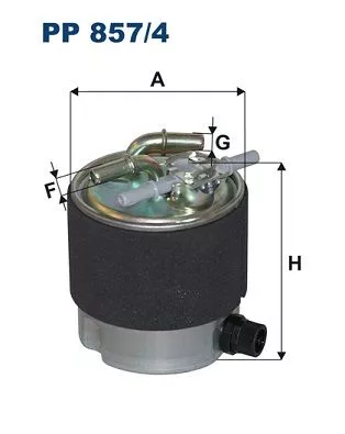 Fuel Filter FILTRON PP 857/4)