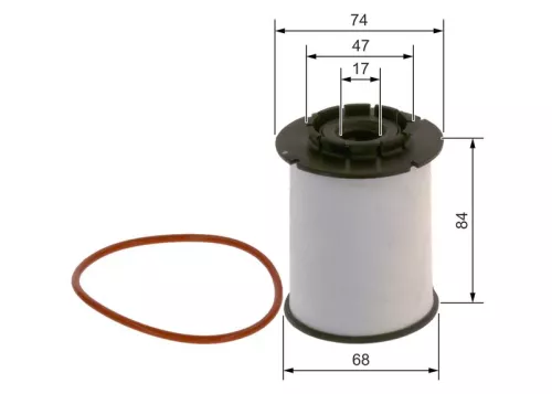 Brandstoffilter BOSCH F 026 402 356)