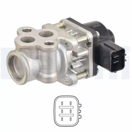 EGR-klep DELPHI EG10611-12B1)