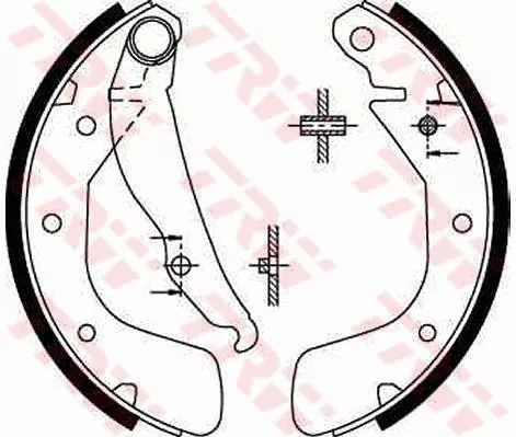 Brake Shoe Set TRW GS8543)
