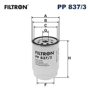 Fuel Filter FILTRON PP 837/3)
