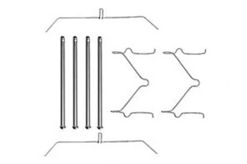 Accessoirekit, schijfremblokken TRW PFK290)