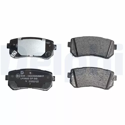 Brake Pad Set, disc brake DELPHI LP3832)
