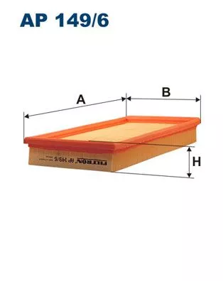 Air Filter FILTRON AP 149/6)