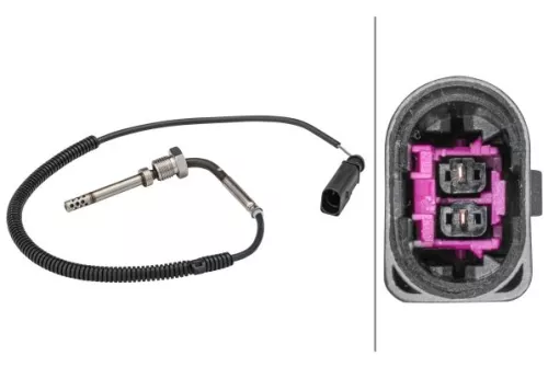Sensor, uitlaatgastemperatuur HELLA 6PT 358 181-501)