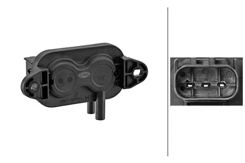 Sensor, uitlaatdruk HELLA 6PP 009 409-691)