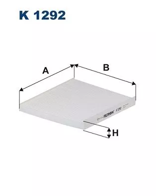 Filter, cabin air FILTRON K 1292)