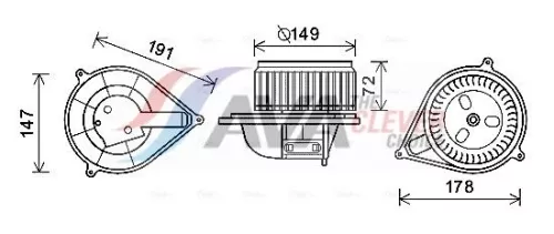 Binnenventilator AVA QUALITY COOLING FT8427)