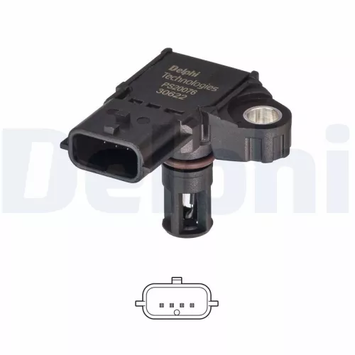 Sensor, boost pressure DELPHI PS20076-12B1)