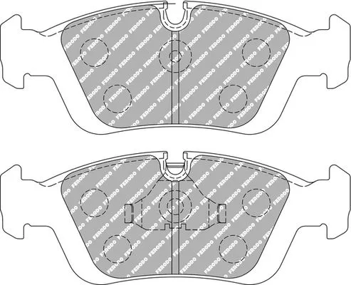 Remblokkenset, schijfrem FERODO RACING FCP725W)